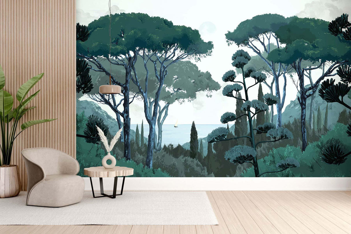 Veer Decor Tuscany Pack 1, 2 & 3 in Blue Wall Mural