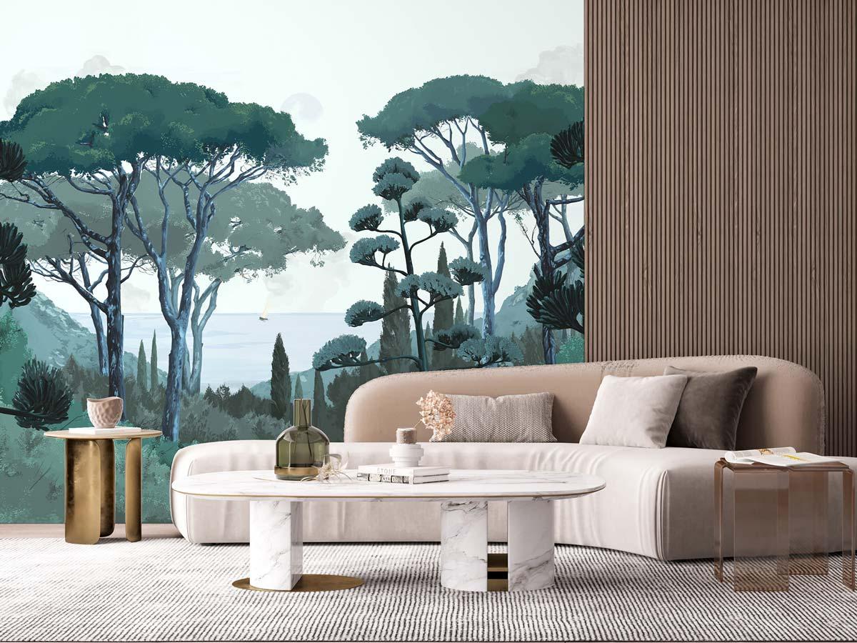 Veer Decor Tuscany Pack 1, 2 & 3 in Blue Wall Mural