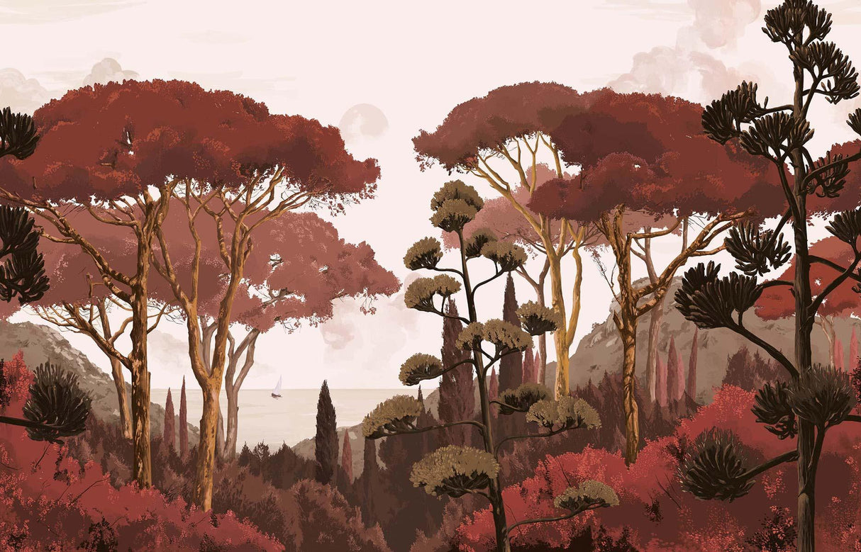 Veer Decor Tuscany Pack 1, 2 & 3 in Orange Wall Mural