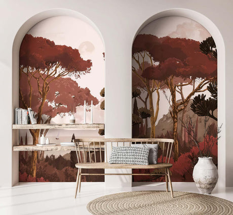 Veer Decor Tuscany Pack 1, 2 & 3 in Orange Wall Mural