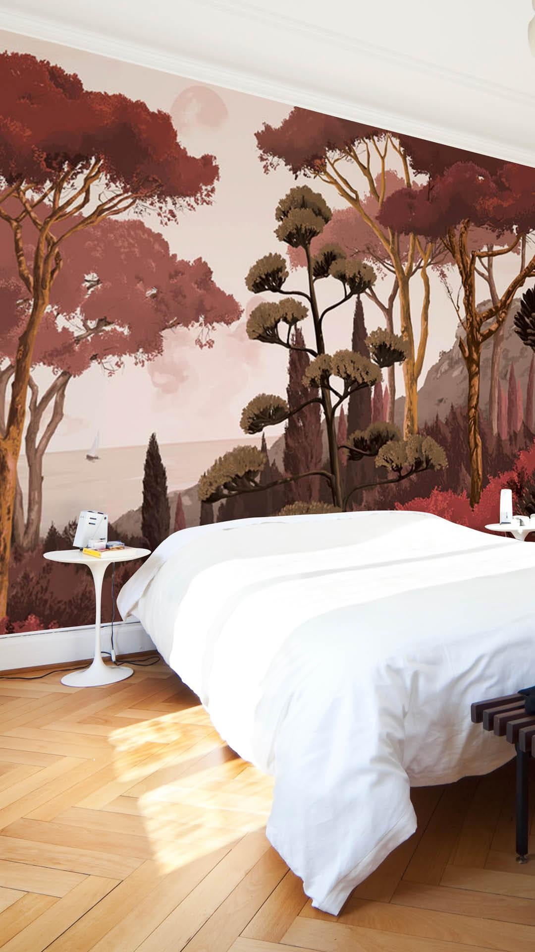 Veer Decor Tuscany Pack 1, 2 & 3 in Orange Wall Mural