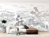 Veer Decor Tuscany Line Pack 1, 2 & 3 in Black Wall Mural