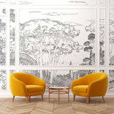 Veer Decor Tuscany Line Pack 1, 2 & 3 in Black Wall Mural