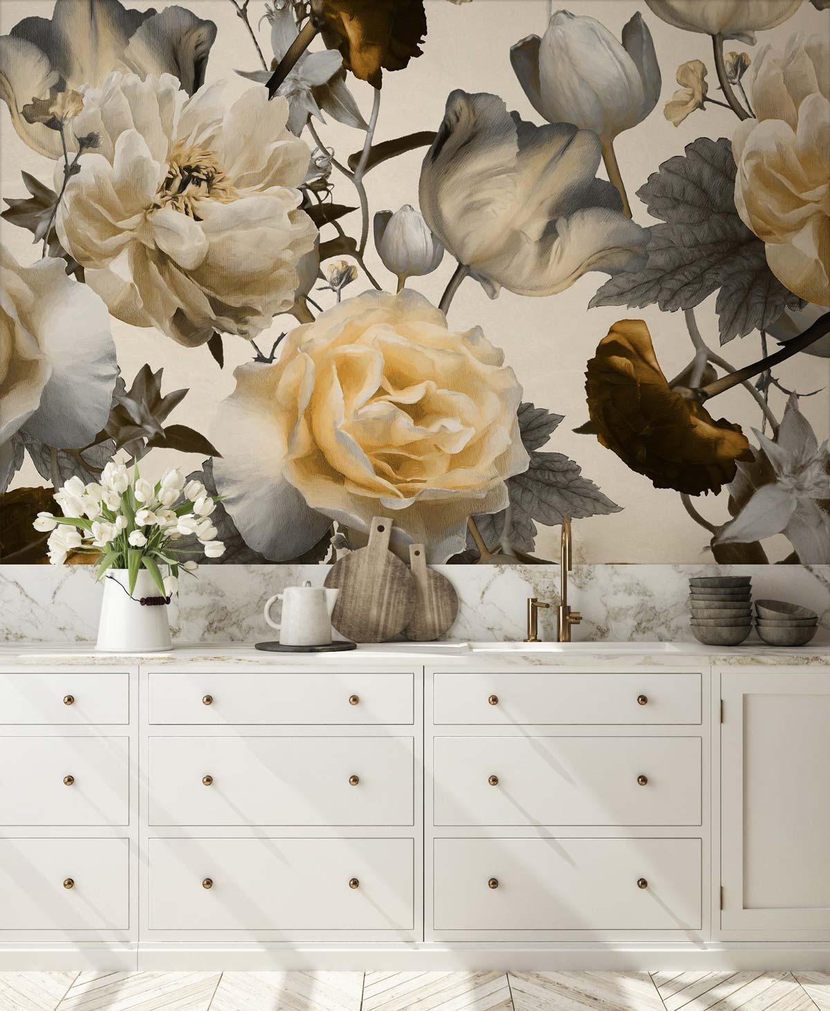 Veer Decor Vanity Pack 1, 2 & 3 in Yellow Wall Mural