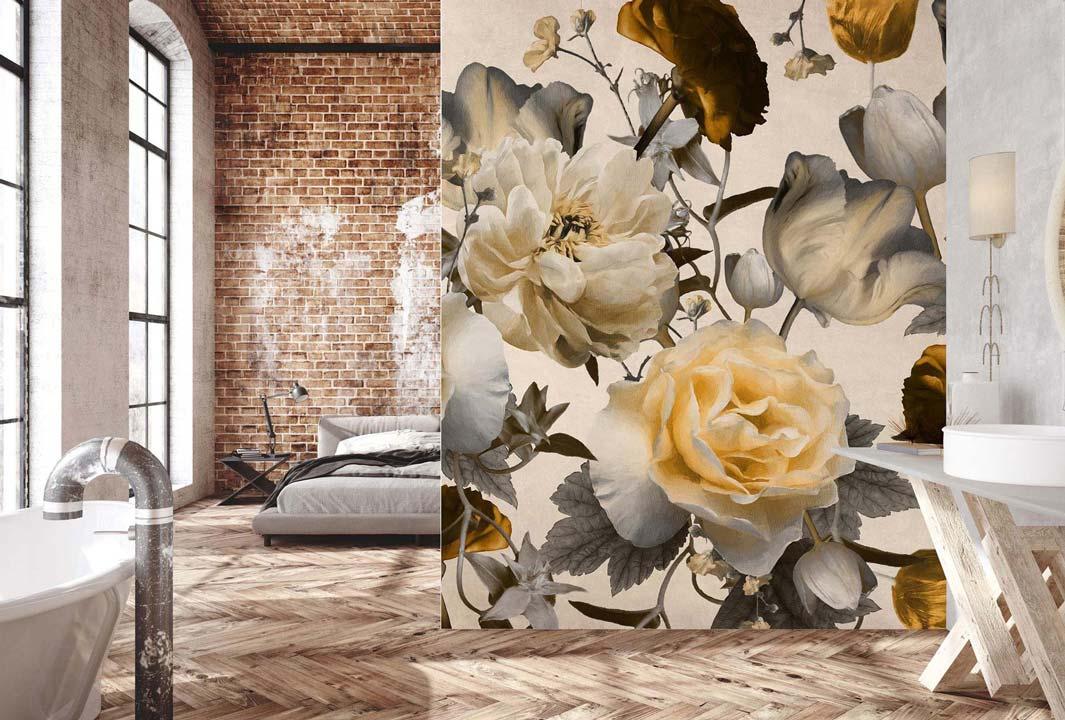 Veer Decor Vanity Pack 1, 2 & 3 in Yellow Wall Mural