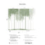 Papermint Woods Pack 1 & 2 in Green Wall Mural