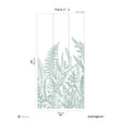 Papermint Garden Line Pack 2 in Sage Wall Mural