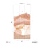 Papermint Hills Pack 1 in Orange Wall Mural