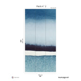 Papermint Sea Horizon Pack 2 in Blue Wall Mural