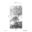 Papermint In The Woods Pack 2 in Gray Wall Mural