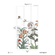 Papermint English Garden Pack 2 in Green Wall Mural
