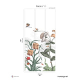 Papermint English Garden Pack 2 in Green Wall Mural