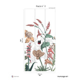 Papermint English Garden Pack 3 in Green Wall Mural