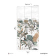 Papermint Java Pack 1 in Green Wall Mural