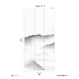 Papermint Mist Pack 3 in Gray Wall Mural