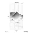 Papermint Mist Pack 2 in Gray Wall Mural