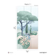 Papermint The Sea Pack 1 in Blue Wall Mural