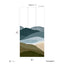 Papermint The Hills Pack 2 in Blue Wall Mural