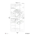 Papermint Birds Pack 2 in Green Wall Mural
