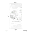 Papermint Birds Pack 1 in Green Wall Mural