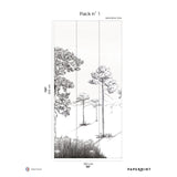 Papermint Shadows Pack 1 in Beige Wall Mural