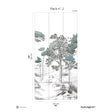 Papermint Pines Pack 2 in Green Wall Mural