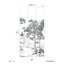 Papermint Pines Pack 2 in Green Wall Mural