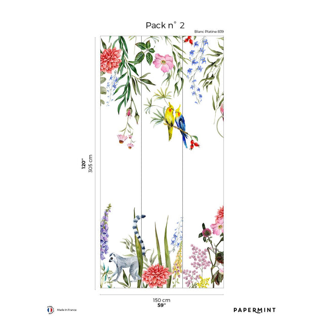 Papermint Lewis Pack 2 in Multi Wall Mural