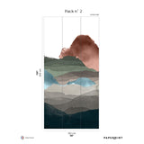 Papermint Line Water Pack 2 in Multi Wall Mural