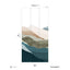 Papermint Montagna Pack 1 in Teal Wall Mural