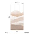 Papermint Montagna Pack 2 in Pink Wall Mural