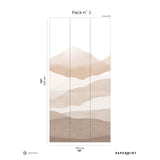 Papermint Montagna Pack 2 in Pink Wall Mural