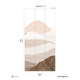 Papermint Montagna Pack 3 in Pink Wall Mural