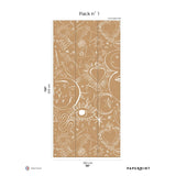 Papermint Mystic Pack 1 in Brown Wall Mural