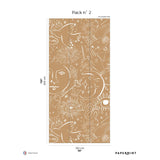 Papermint Mystic Pack 2 in Brown Wall Mural