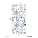 Papermint Mystic Pack 2 in White Wall Mural