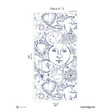 Papermint Mystic Pack 3 in White Wall Mural