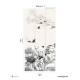 Papermint Noah Pack 1 in Gray Wall Mural