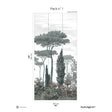 Papermint Pinery Pack 1 in Green Wall Mural