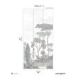 Papermint Pinery Pack 2 in Gray Wall Mural