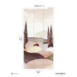 Papermint Provence Pack 2 in Pink Wall Mural