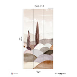 Papermint Provence Pack 3 in Pink Wall Mural