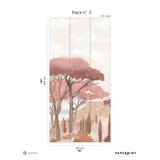 Papermint Riviera La Spiagga Pack 3 in Pink Wall Mural