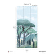 Papermint Riviera La Spiagga Pack 3 in Blue Wall Mural
