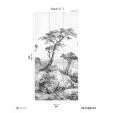 Papermint Saint-Tropez Pack 1 in Gray Wall Mural