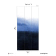 Papermint Sfumato Pack 2 in Blue Wall Mural