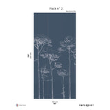 Papermint Under the Pines Pack 2 in Blue Wall Mural