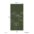 Papermint Under the Pines Pack 1 in Green Wall Mural