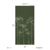 Papermint Under the Pines Pack 2 in Green Wall Mural