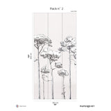 Papermint Under the Pines Pack 2 in White Wall Mural